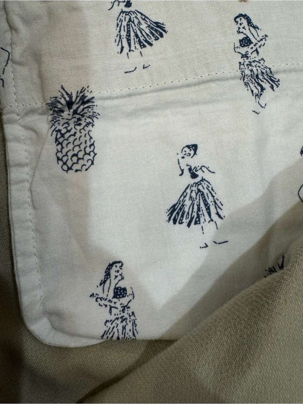 Tommy Bahama Beige Ribbed Flat Front Cotton Shorts